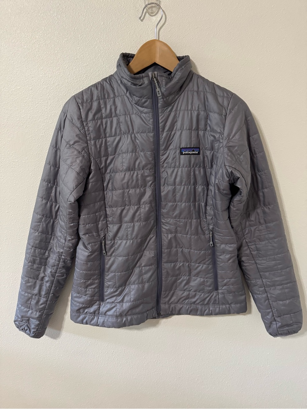 Patagonia Nano Puff Jacket Gray Primaloft Zipper Lightweight Gorpcore-Small